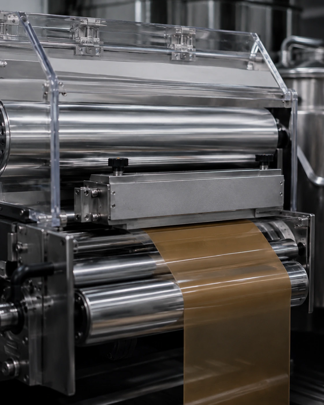 Coat stage in oral dissolving strips manufacturing